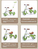 Велосипед-трансформер з батьківською ручкою Best Trike (велосипед, велобіг) арт. LB-10240, фото 2