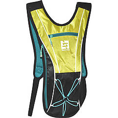 Спортивний рюкзак Semi Line 9 Black/Yellow 3294 для бігу та велоспорту анатомічний 9 л поліестер Jacquard легкий з дихаючою