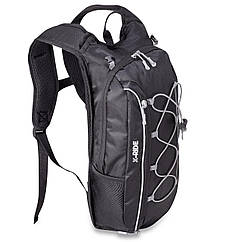 Спортивний рюкзак Semi Line A3011-1 Black 10 л з накидкою від дощу та відділенням для гідратора