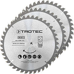 Диск пиляльний Trotec 190х20х2,2 HW40 Wood (3 шт) (6215001331)