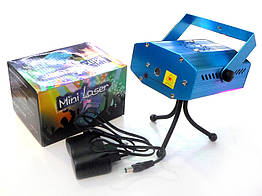 Диско лазер 4 в 1 ЛАЗЕР 4 В 1 червоний і зелений 650 нм 220 В
