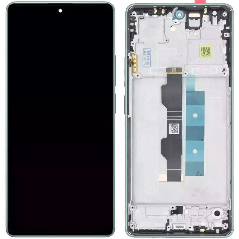 Дисплей Xiaomi Redmi Note 13 Pro 4G/Poco M6 Pro 4G у складі із сенсором і рамкою Forest Green service orig