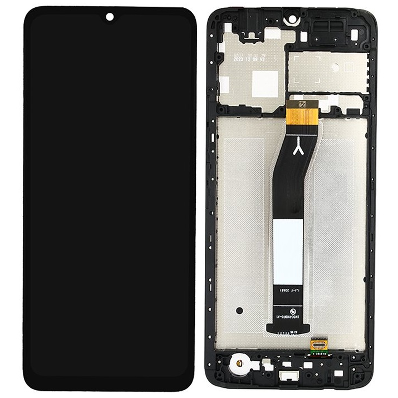Дисплей Xiaomi Redmi A3 у зібраному вигляді із сенсором і рамкою black (оригінал завод)