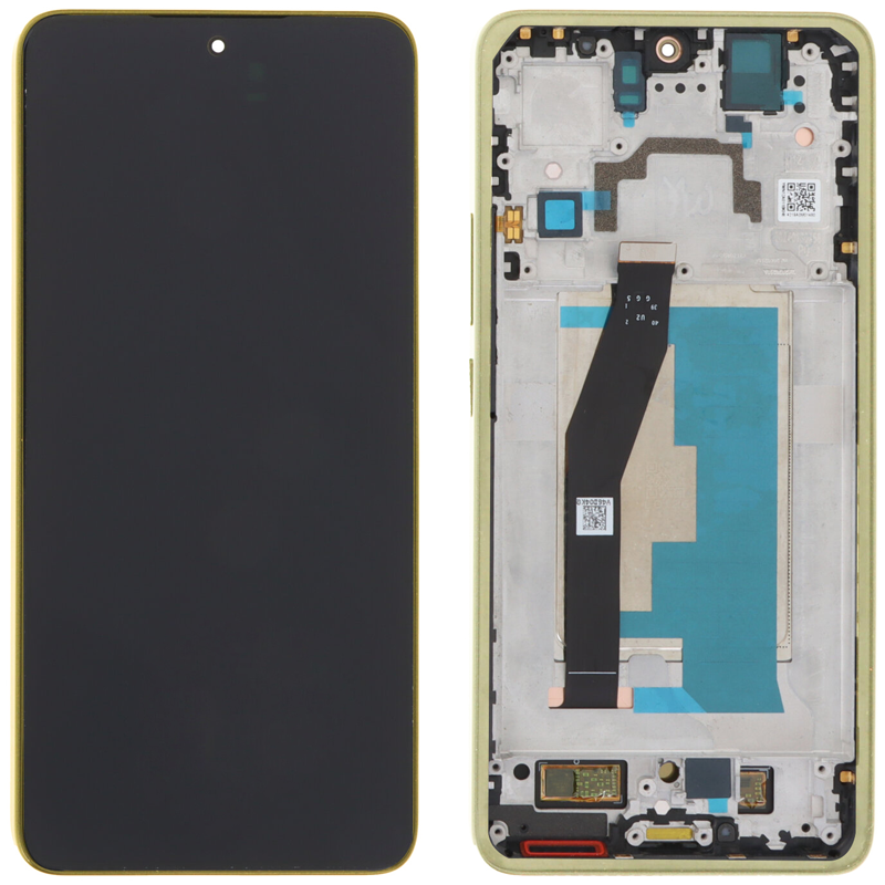Дисплей Xiaomi 14T 5G у зборі із сенсором і рамкою Lemon Green service orig