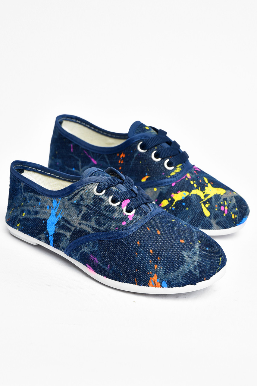 Мокасини дитячі синього кольору джинс 200698P, фото 1