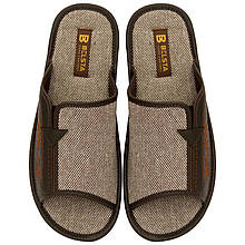 Хатні капці БЕЛСТА 41 27.5 см Коричневий