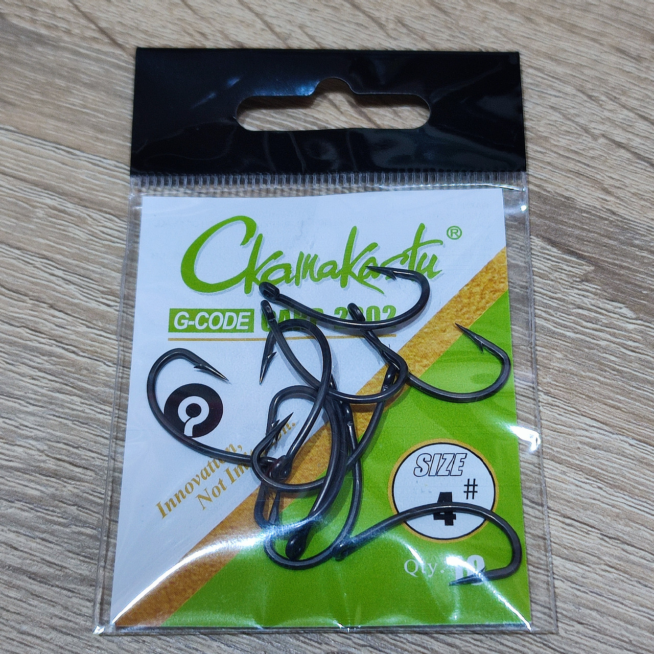 Гачки Gamakatsu «Curve Shank G-CARP» √4 (10 штук в упаковке)