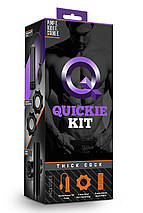 Набір для стимуляції та накачування пеніса Blush Quickie Kit чорний, фото 5