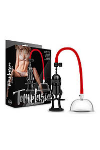 Інтенсивна система накачування для вагіни Blush Temptasia чорний-червоний