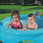 Круглий надувний дитячий басейн 152 х 38 см Bestway 57326 з фонтанчиком на 434 л Басейн для діток, фото 4