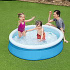 Надувний круглий дитячий басейн Bestway 57241 Басейн на 477 літрів 152х38 см, фото 4