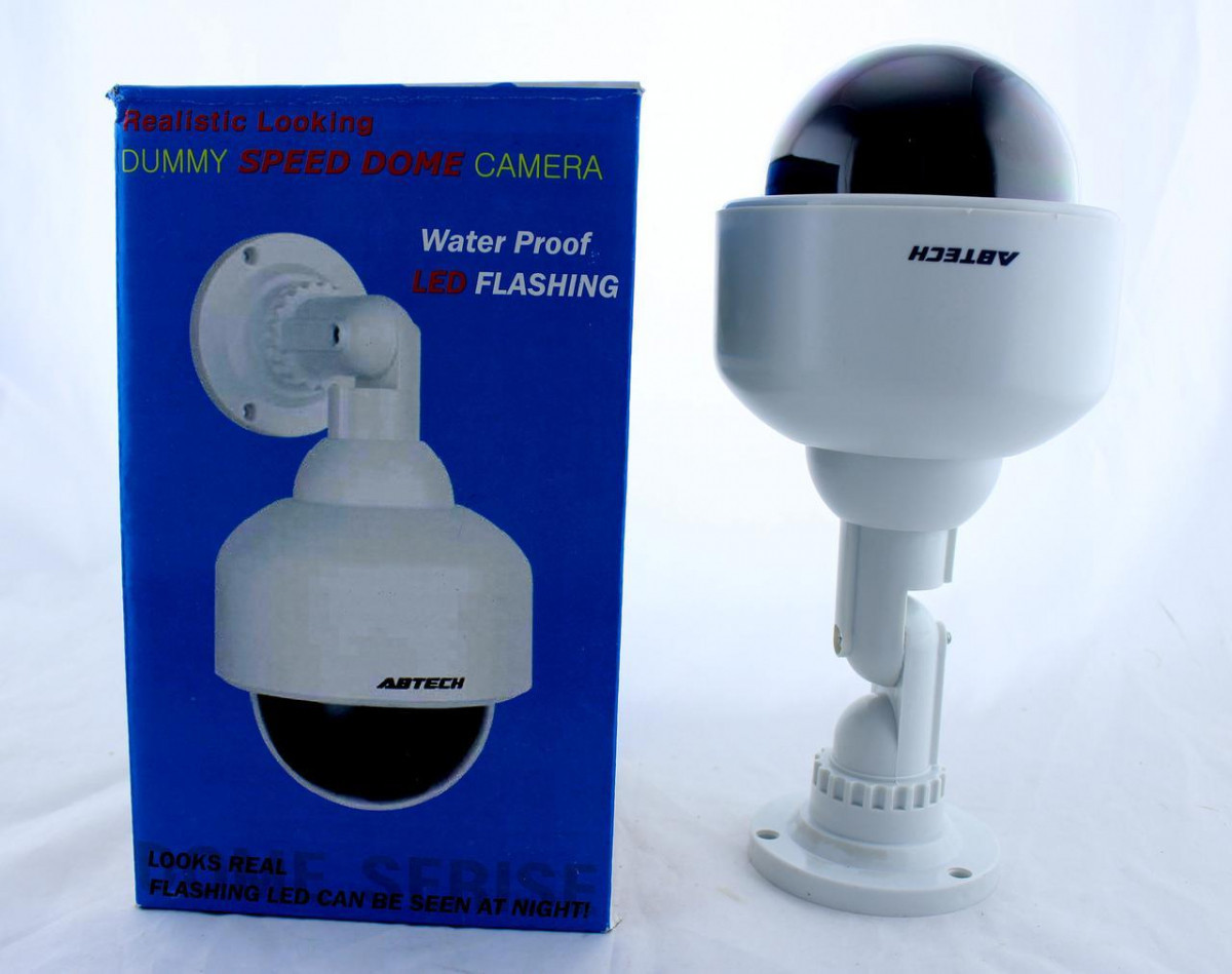 Муляж камери CAMERA DUMMY 2000 з миготливим світлодіодом настінне кріплення, фото 1