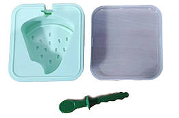 Силіконова форма для морозива з яскравими кольорами та легким витяганням