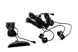 Парктронік на 4 датчики LCD дисплей проставки датчиків чорний