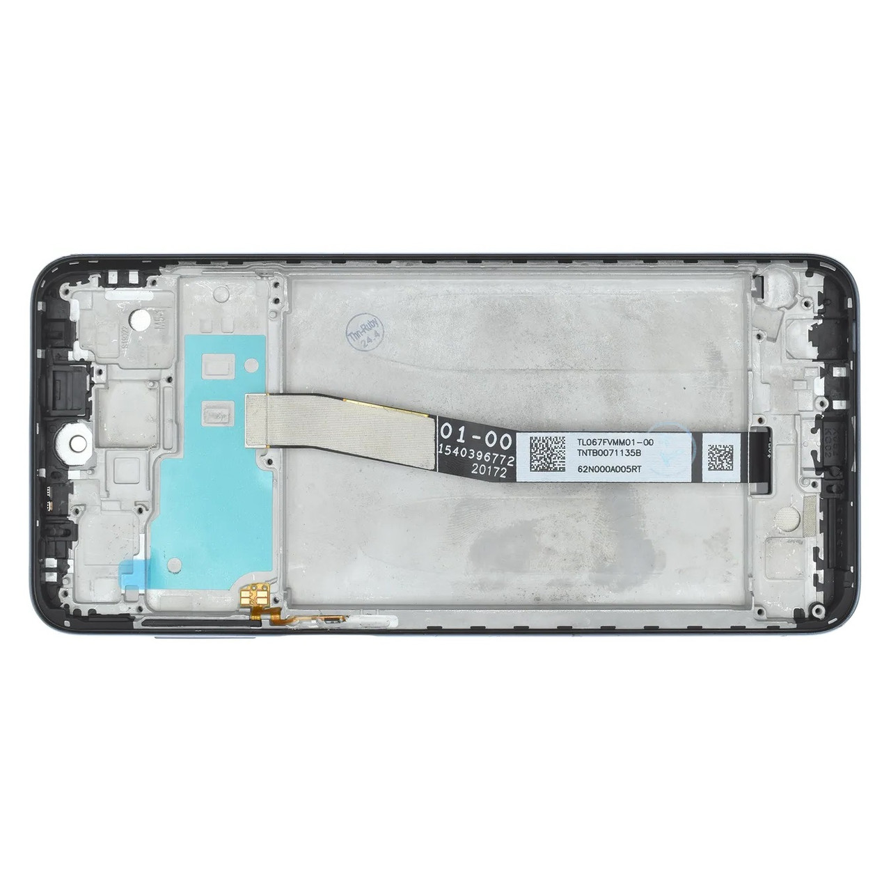 Дисплей Xiaomi Redmi Note 9 Pro модуль в зборі з тачскріном і рамкою, Original PRC, сірий