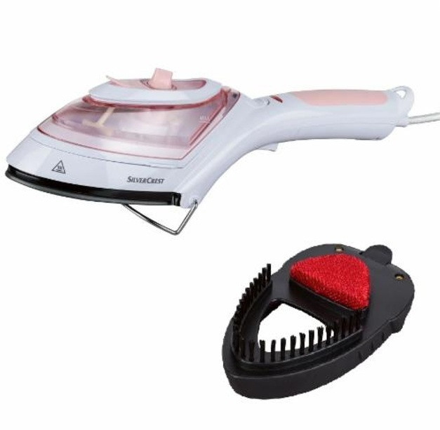 Нова німецька ручна праска 4 в 1 Silver Crest SDRB 1000 B1 Pink з Німеччини з гарантією