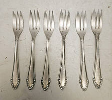 Срібні вилки десертні набори