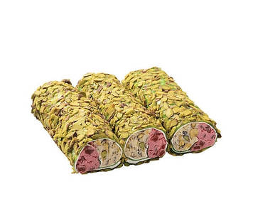 Рахат-Лукум Рулет Фісташка+манго з фундуковою пастою на вагу