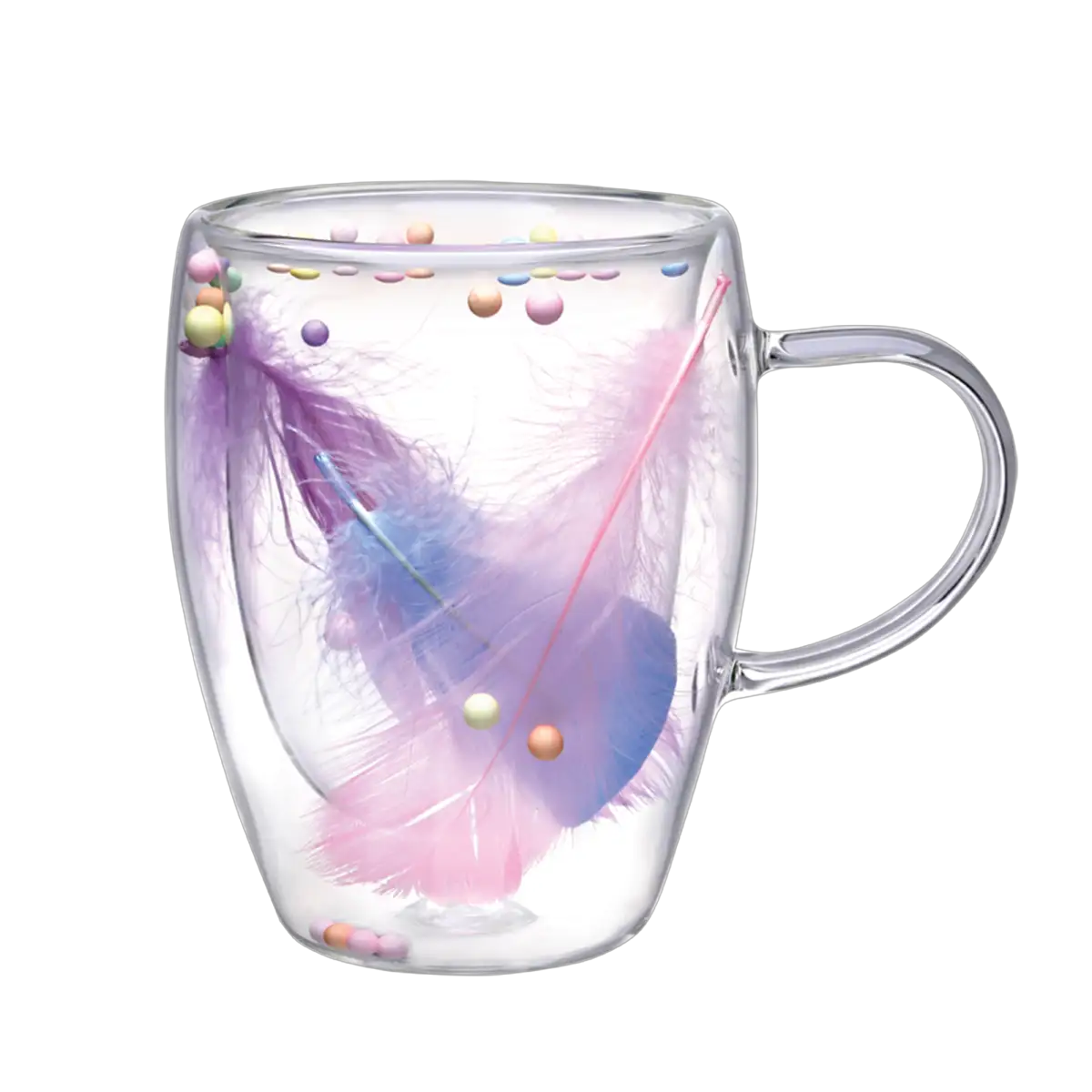 Чашка VITTORA VT-5307-320 Викрадач снів з подвійним дном 320мл, фото 1