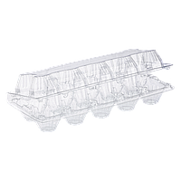 Паковання для курячих яєць 10 комірок XXL (50 шт.)