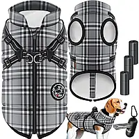 Куртки для собак LOVPET Одяг для собак (розмір 25) Зимовий одяг для собак (Куртка на флісі для собаки)