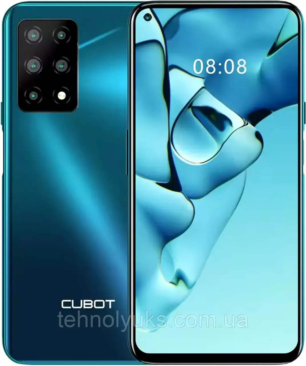 Смартфон Cubot X30P 8/256Gb Green, NFC, 48+16+5+2+0.3/32Мп, 2 SIM, 6.4" IPS, MediaTek MT8788, 4200 мАч, 4G, фото 1