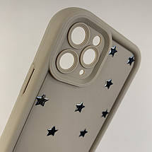 Чохол для Apple iPhone 11 Pro чохол з високими бортами із зірочками на айфон 11 про коричневий q05d, фото 3