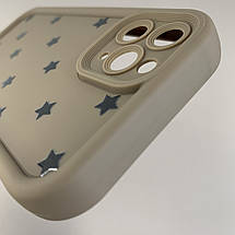 Чохол для Apple iPhone 11 Pro чохол з високими бортами із зірочками на айфон 11 про коричневий q05d, фото 5