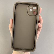 Чохол для Apple iPhone 11 чохол з високими бортами із зірочками на айфон 11 коричневий q05d, фото 2