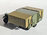 Модель автомобіля КрАЗ-255Б кунг медичний, масштаб 1/87, H0, фото 4