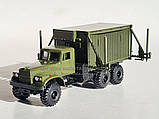 Модель автомобіля КрАЗ-255Б кунг медичний, масштаб 1/87, H0, фото 5