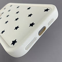 Чохол для iPhone 11 Pro Max чохол з високими бортами із зірочками на телефон айфон 11 про макс молочний q05d, фото 4