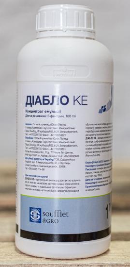 Акарицид від кліща Діабло 1л, для ріпаку, для сої, для виноградника, для саду