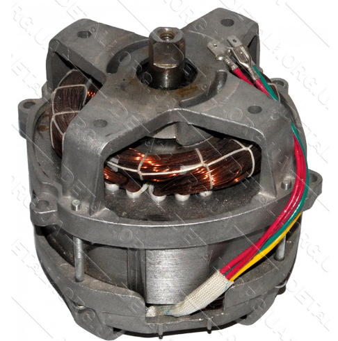 Двигун асинхронний газонокосарки LEX 1200 W 220 V вал17 мм (болт8 мм) між.відв150 мм, фото 1