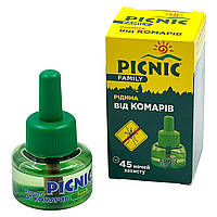 Рідина від комарів PICNIC Family 45 ночей 24шт/уп