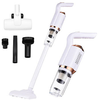 Бездротовий акумуляторний пилосос 4в1, 2200 мА/год, 120Вт, HY-118 / Вертикальний пилосос для дому та авто