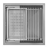 Мийка Handmade MONE Delux 5050 (3.0/1/220) Satin без отвора 4 в 1, фото 5