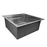 Мийка Handmade MONE Delux 5050 (3.0/1/220) Satin без отвора 4 в 1, фото 7