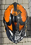 Мотошолом кросовий ендуро black/orange (є всі розміри) + Окуляри в ПОДАРУНОК, фото 6