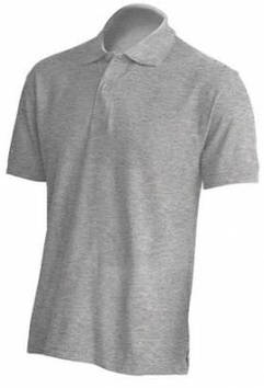 Футболка чоловіча JHK PORA210 СІРА 100% бавовна L(Р)