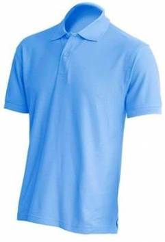 Футболка чоловіча JHK PORA210 БЛАКИТНА 100% бавовна S(Р)