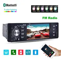 Магнітола в машину з блютузом Pioneer 4019 Потужна автомагнітола з чистим звуком,1 Din