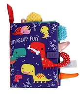 Розвиваюча м'яка книжка-шуршалка "Діно"