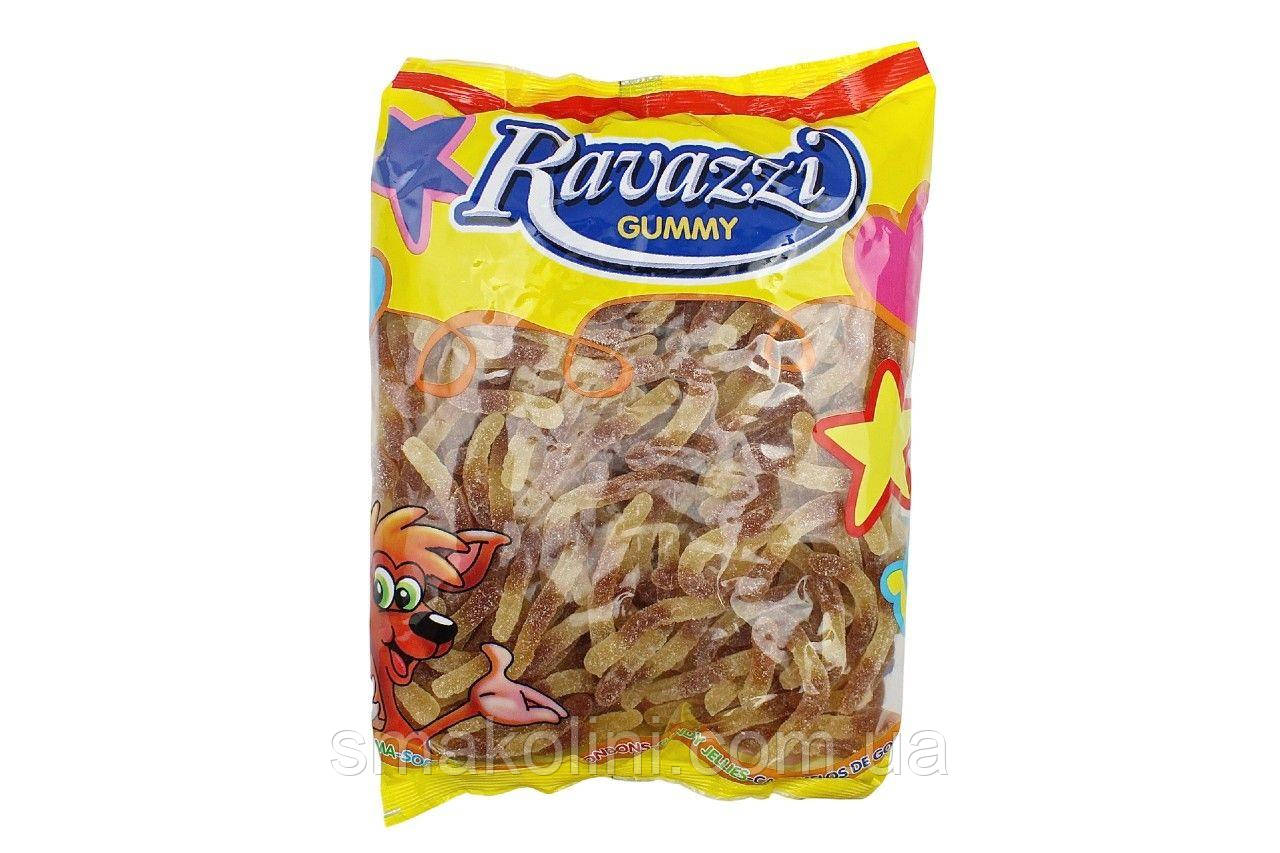Черв'ячки Кола в цукрі – желейні цукерки Ravazzi Італія 2 кг, фото 1