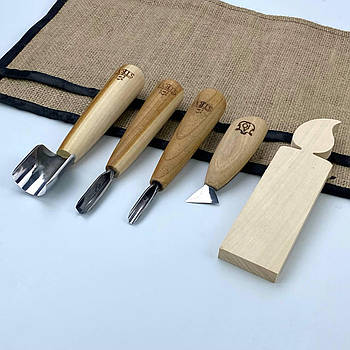 Набір стамесок АЮ-STRYI Start для початківця для геометричного різьблення