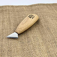 Набір стамесок Адольф Юр'єв для початківця для геометричного різьблення, фото 6