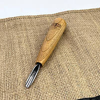 Набір стамесок Адольф Юр'єв для початківця для геометричного різьблення, фото 9