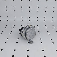 Роз'єм електроживлення на причіп розетка 7 ніжок 24 В/12 В алюміній + мідні контакти із захисним гумовим чохлом