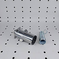 Роз'єм електроживлення на причіп вилка 7 ніжок 24В/12В (контакти алюміній і мідь), захисна пружина в комплекті