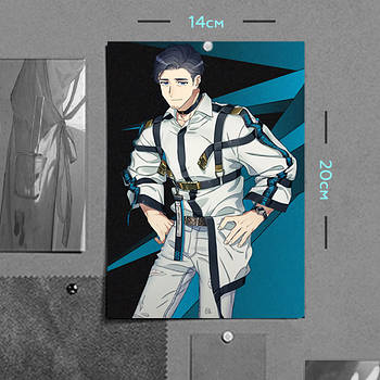 "Мукахара Казуі (Мілграм / MILGRAM)" плакат (постер) розміром А5 (14х20см)